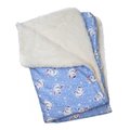 Kd Vestidor Snowman & Snowflakes Flannel & Ultra-Plush Blanket KD2601079